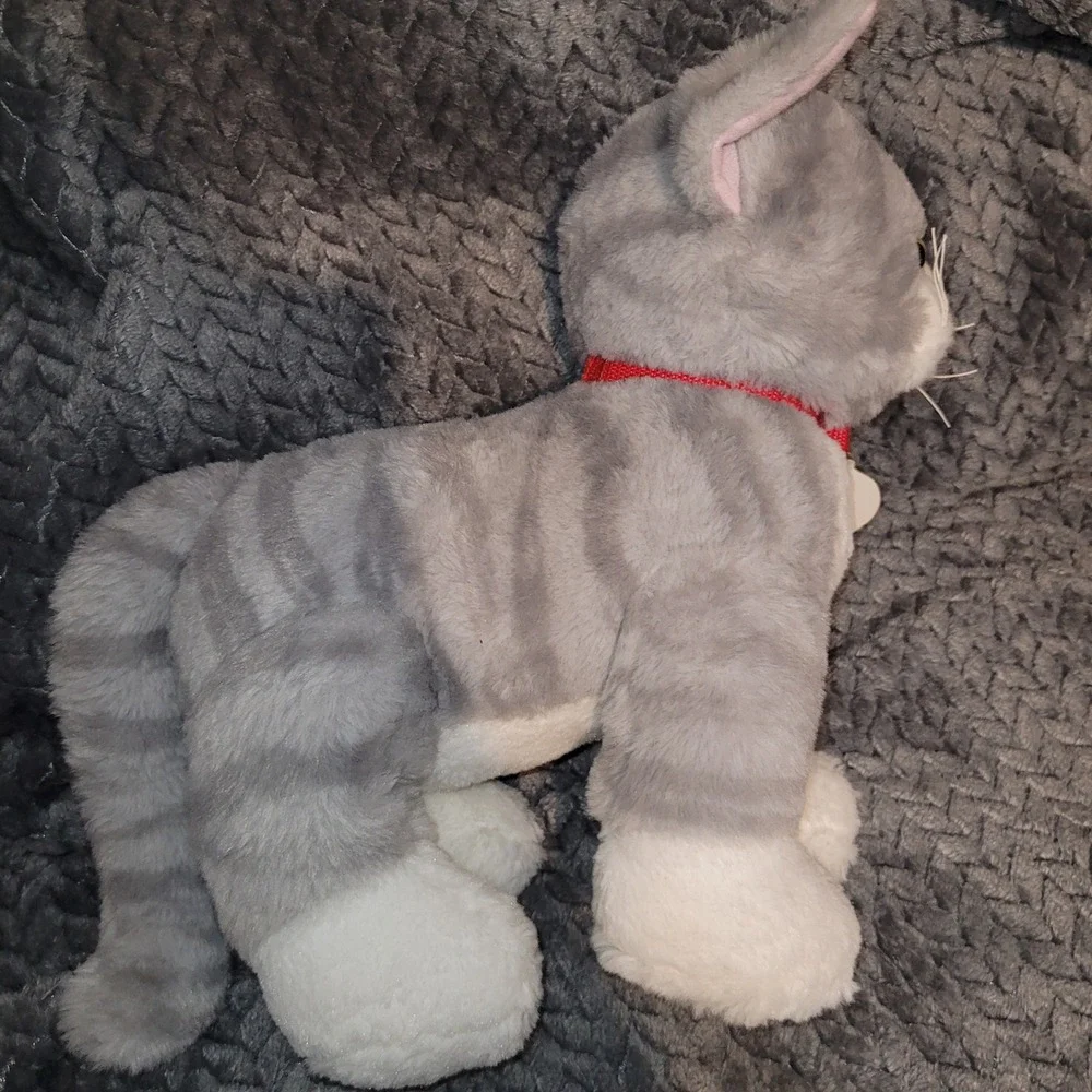 Build-A-Bear Promise Pets Grey Tabby Cat Blue Yellow Eyes Heterochromia‎ Plush